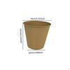 2 Stück Blumen Eimer Töpfe Stifthalter Outdoor Topf Make-up Pinsel Behälter für Zuhause Schreibtisch
