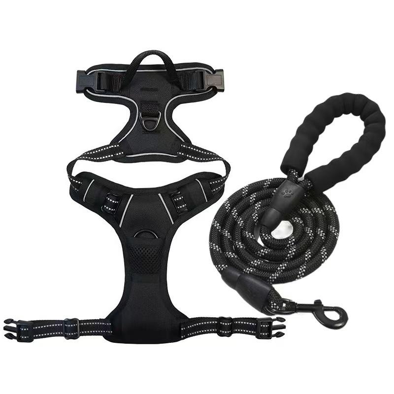 Pet Dog Multi-layer Integrated Leash Harness