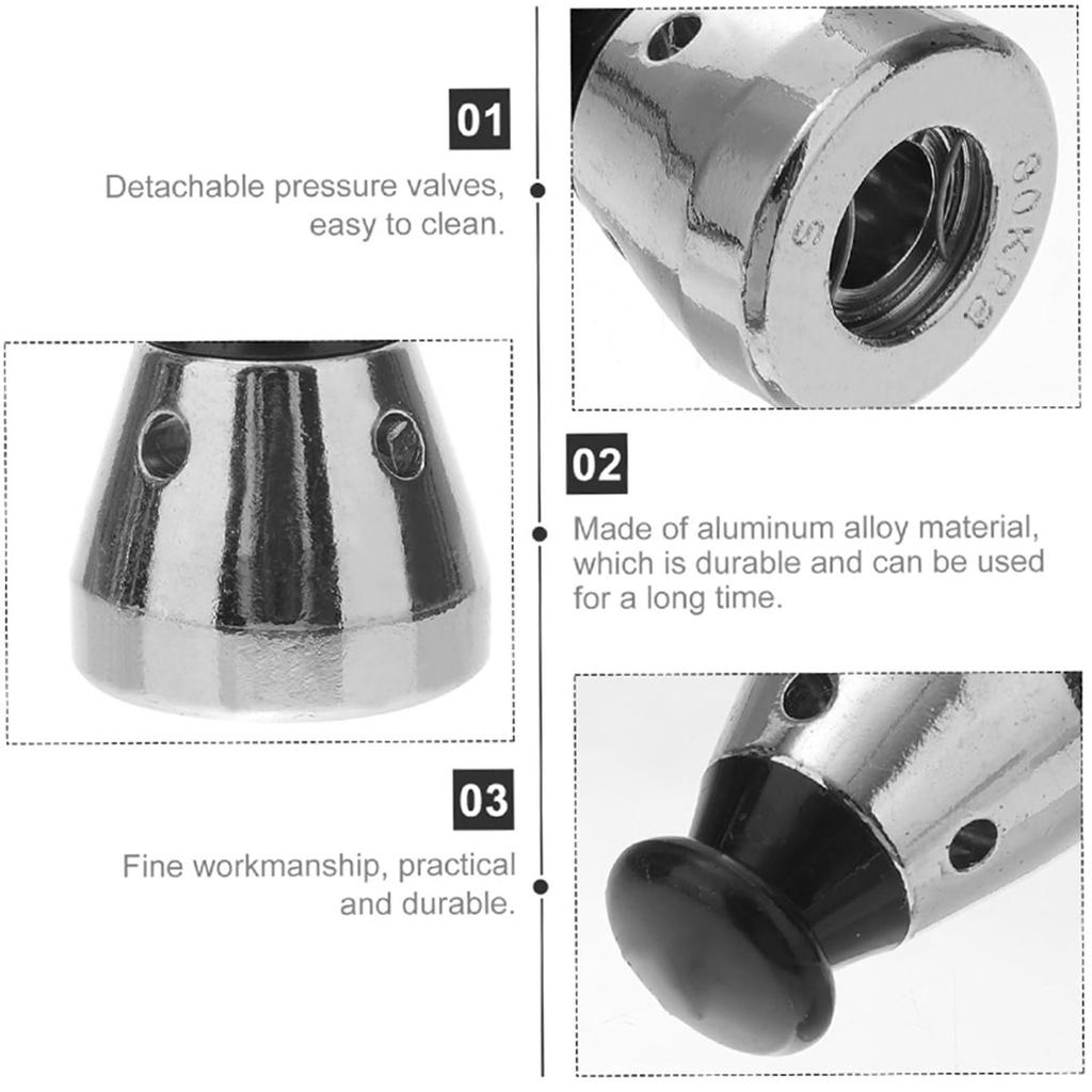 Cooker Repair Kit Pressure Relief Valves Exhaust Pipes Float Valves Pressure Cooker Spare Part for Pressure Cookers