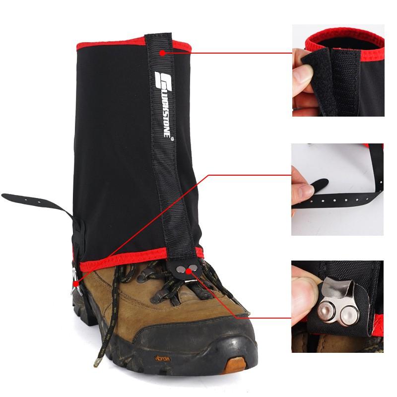 Outdoor Hiking Gaiters Snow Mountain Trekking Anti-Insect Sandproof Waterproof Elastic Nylon Leg Covers Trail Running
