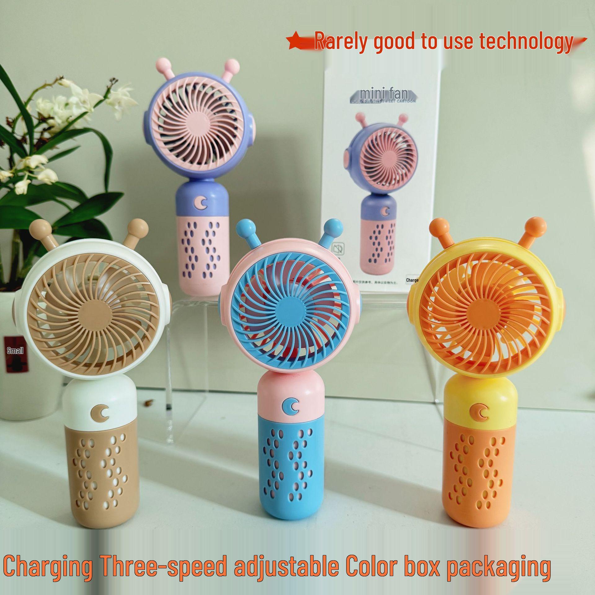 

Portable Silent Fan - Ideal for Weddings, Schools, and Student Prizes 10 Fans