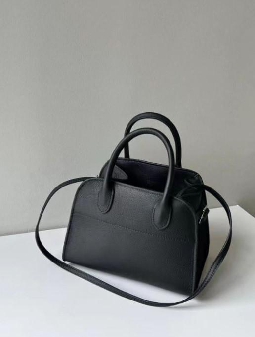 First Layer Cowhide Handbag Shoulder Bag Leather Large Capacity Tote Bag high version with logo