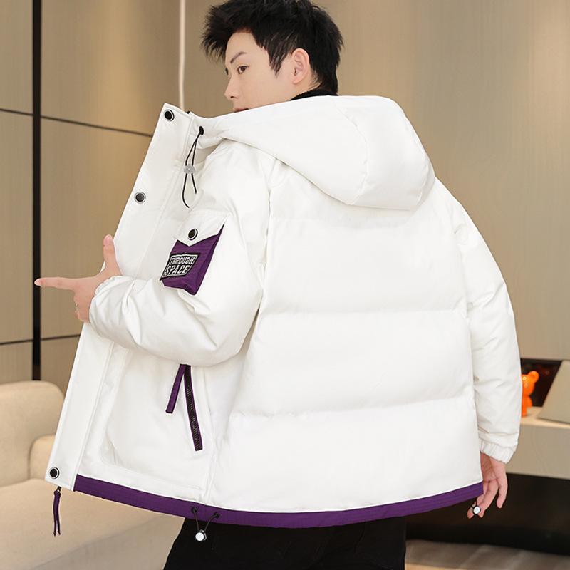 Woodpecker Men's 2025 Hooded Winter Jacket - Thick Cotton-Padded & Warm