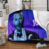 1pc Blanket Jul  Rapper Print Design, Lightweight Blanket for Sofa, Bed- Soft &Warm, Gift for All Seasons Like Christmas, Halloween
