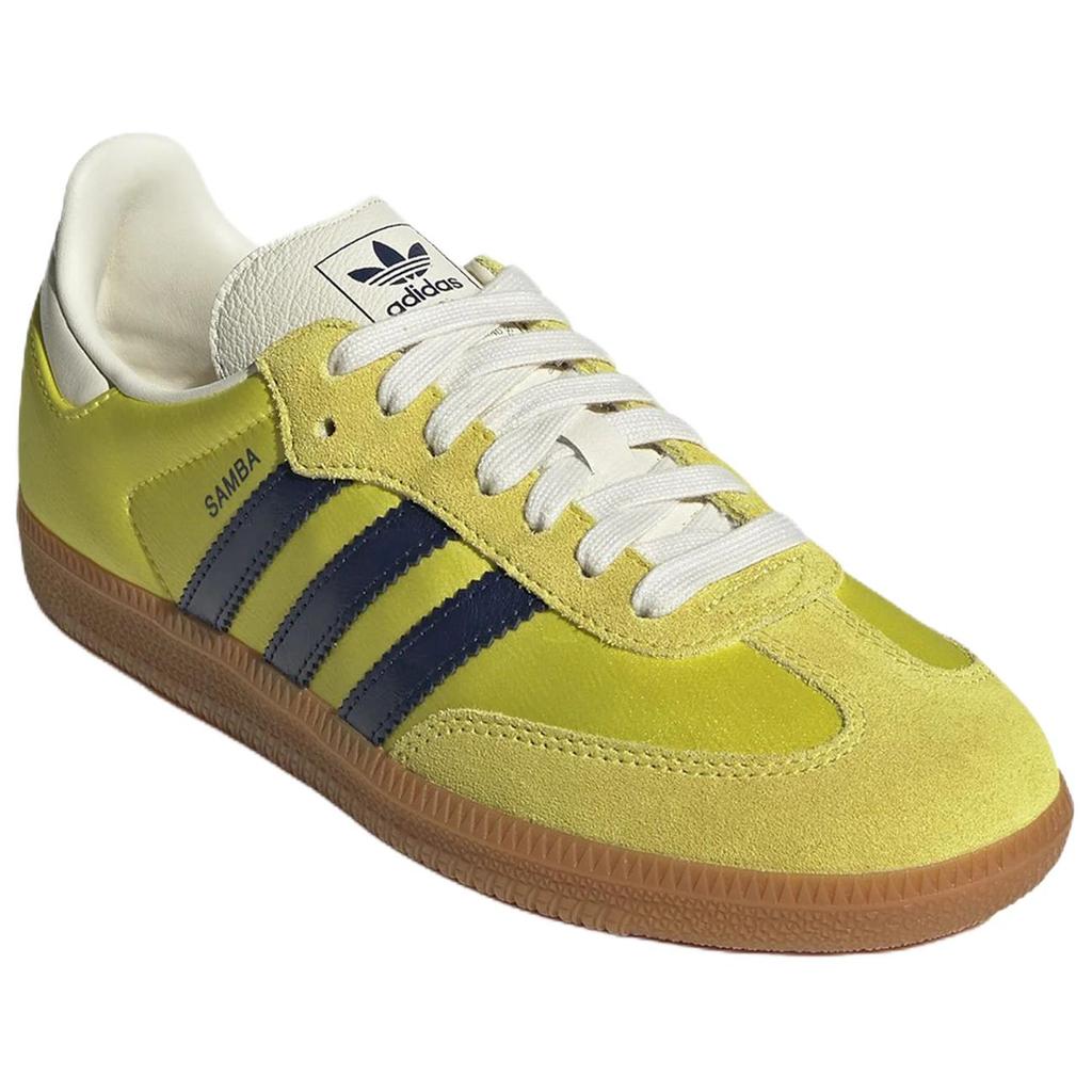 Adidas  Samba OG Shock Yellow Night Indigo Women Sneakers Cream-White JI2594