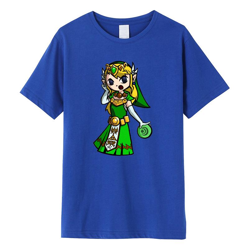 The Legend Of Zelda Women's Wind Waker Stained Glass T-Shirt - Sublimation Print, Multi-Color, Size X-Large