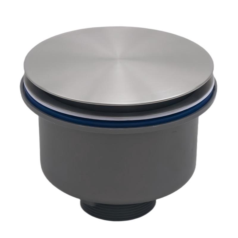 Stainless Steel Kitchen Sink with Drainer and Basket Strainer Accessories