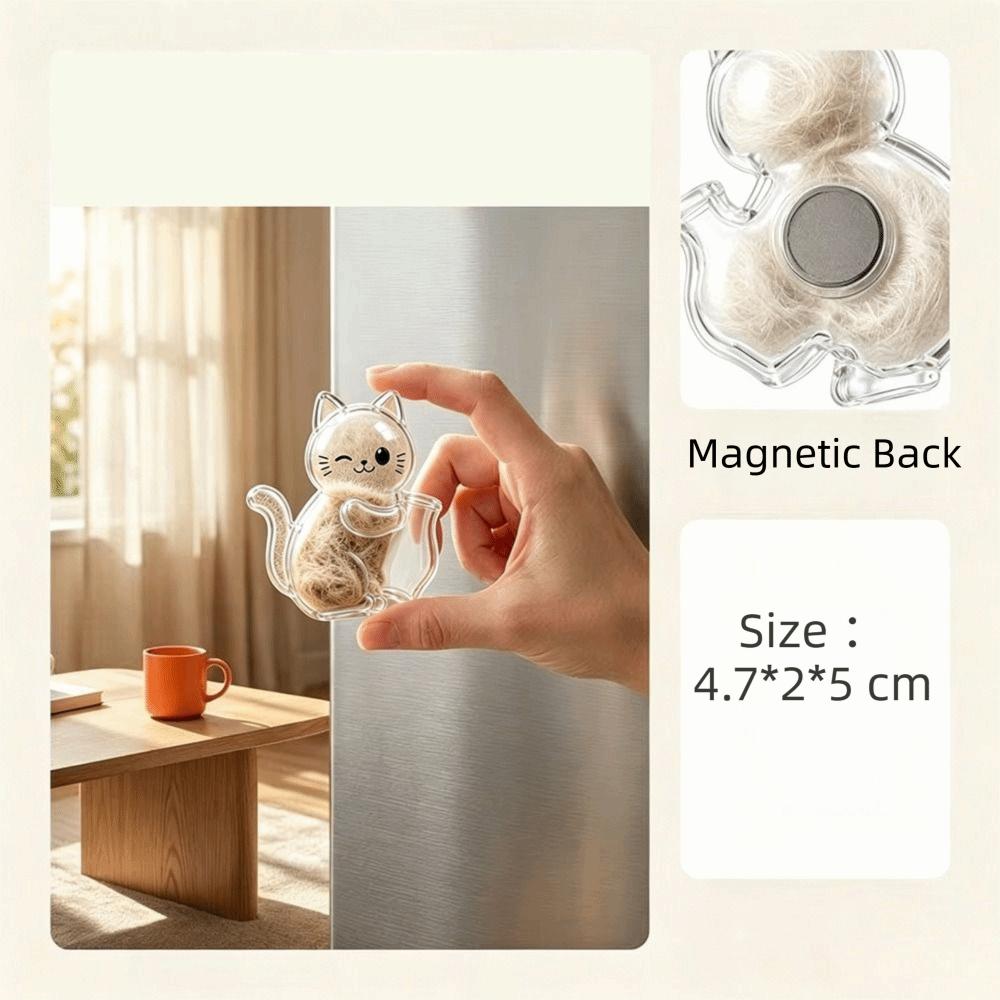 Transparent Pet Memorial Fridge Magnet Magnetic Magnetic Storage Magnet  Pet Memorial