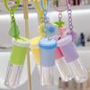 Lip Glaze Bottle With Keychain Big Wand Empty Lipstick Gloss Tube Refillable Liquid Container Bottle Lip Gloss Sample Bottle