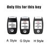 Auto Shell Fob For Kia Optima Sorento Niro Soul 3/4 Buttons TPU Car Key Cover Case Holder For Kia KX3 KX5 K3S RIO Ceed Cerato