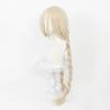 Cosplay Wig Azur Lane Anime Wig Owari Long Blonde Synthetic Wig Simulation Scalp Fluffy and Full Game Double Braided Cosplay Wig