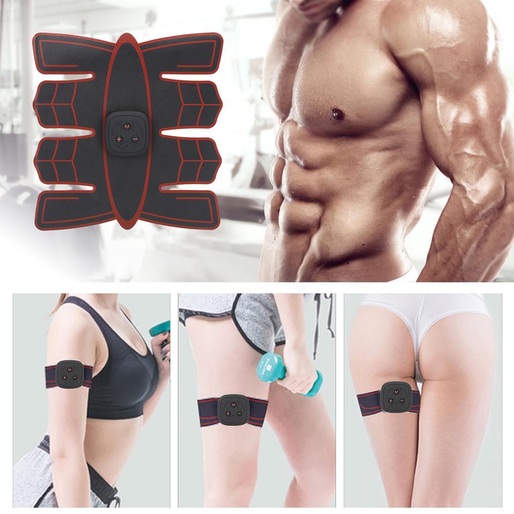 Intelligent Waist and Abdomen Sticks Muscle Trainer Fitness Instrument for Home Sport USB Rechargerable1