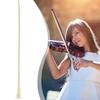 1 Hank Violin Bow Horse Hair Unbleached Replacement Violin Bow Hair White Violin Bow Hair for 4/4 3/4 1/2 1/4 1/8 Bow