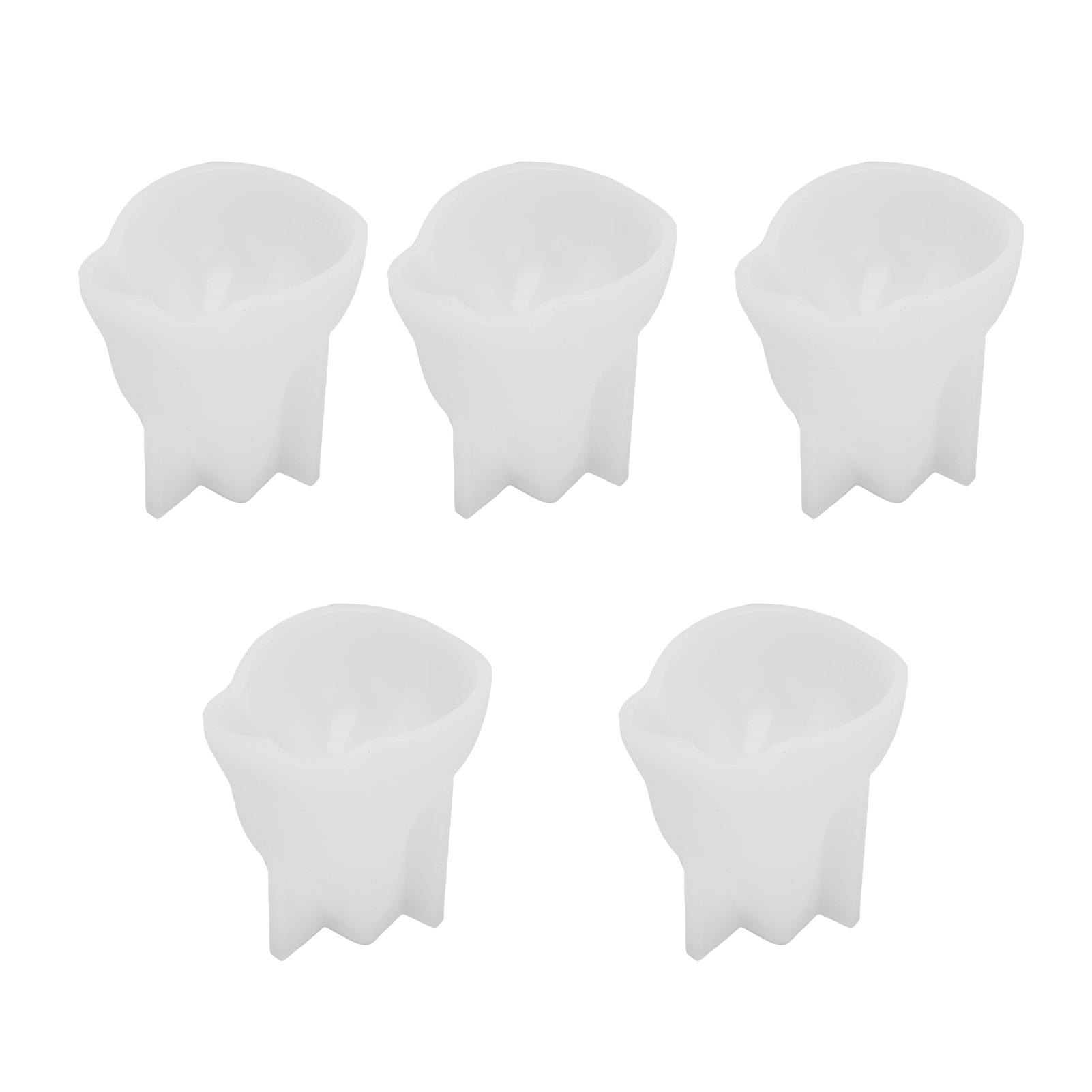 

5pcs Cat Mold Microwave Safe Silicone 3D Cat Shaped Mold for Pudding Milk Chocolate Cake