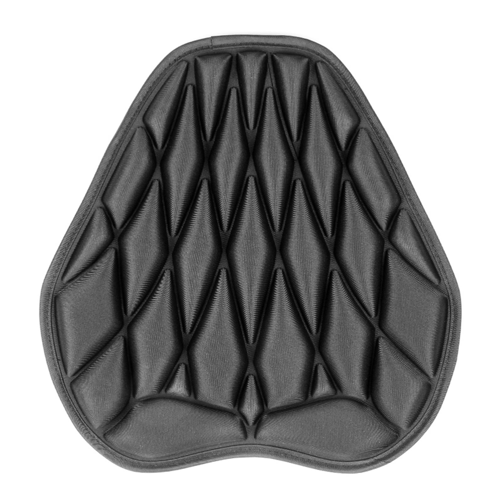

Motorcycle Seat Cushion, Breathable Pressure Relief Seat Cover, Shock Absorbing Pad for Long Rides L L
