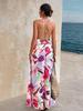 European Fashion V-neck Backless Sleeveless Spaghetti Strap Dress 2026