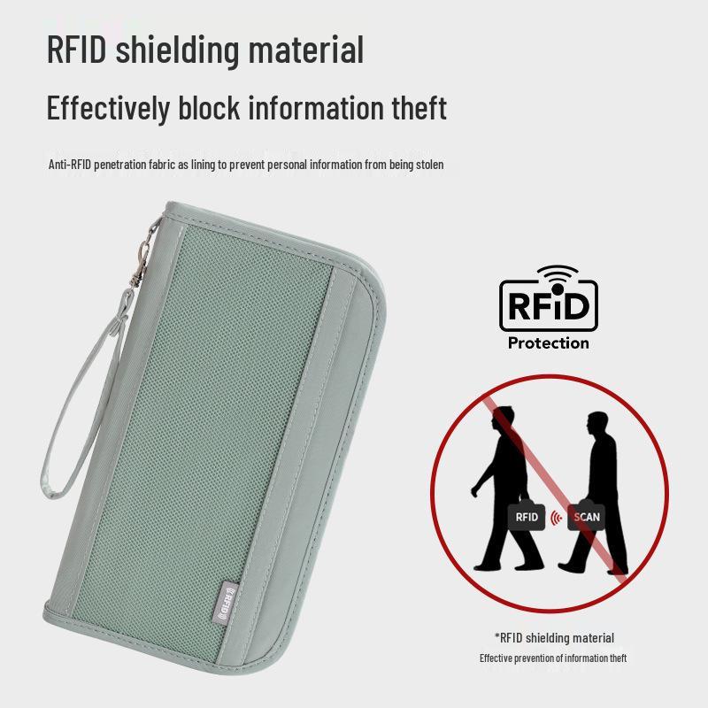 Anti-Theft Passport Holder: Men's Premium Multi-Functional Travel Bag