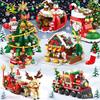 High-Standard Huiqibao First-Class Christmas Top-Grade Tree First-Class Gingerbread Premium-Quality Cafe Assembly-Set Top-Grade Construction