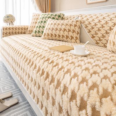 2024 New Sofa Cushion Winter Thickened Plush Cushion Non-Slip Sofa Cover Cover Cloth