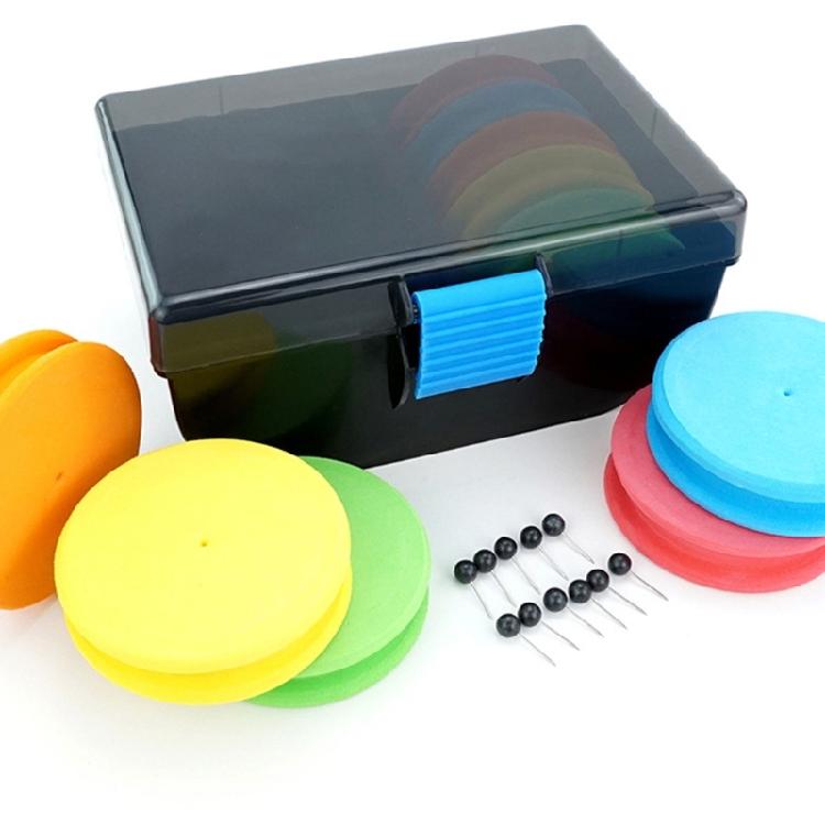 10pcs Foam Spools Fishing Snell Leader Rigs Foam Spool Hook Rigs Holder Line Leader Wire Winding Line Board Line Holder