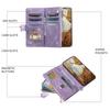 Crossbody Lanyard Leather Zipper Wallet Card Phone Case for iPhone 17 Air 16E 16 15 Pro Max 14 Plus 13 12 11 XS XR X Flip Cover