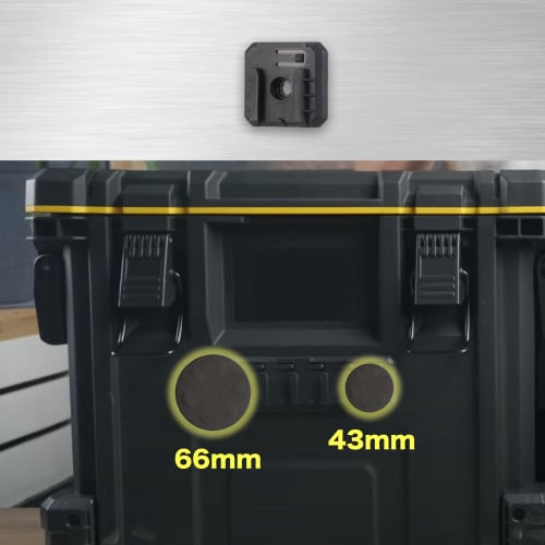 HAMUSUI Powerful Magnetic Pad Bit Holder with Male Fittings, Safety Fittings for One-Touch Tool Holders, Waist Bag, Magnetic Tool Holder, Bit Magnet,