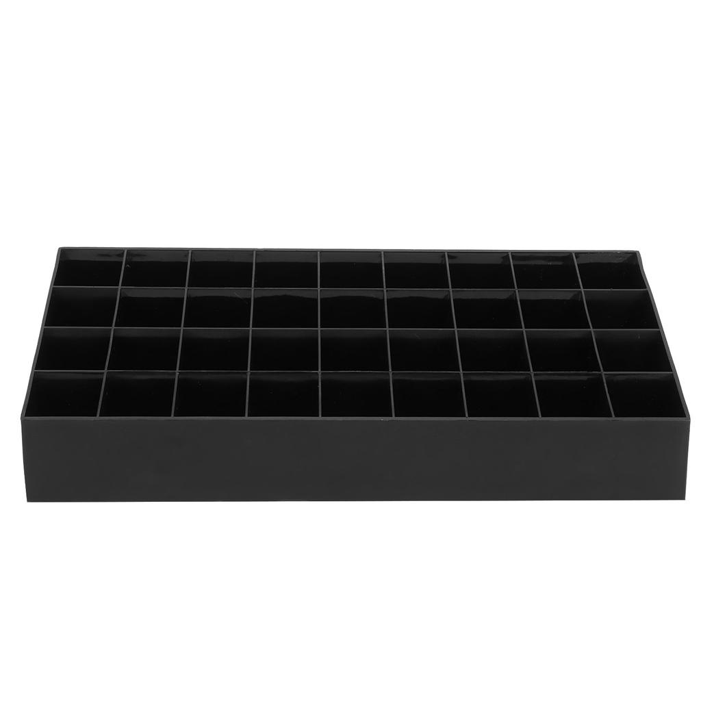 36 Grids Makeup Organizer Storage Box Display Stand Cosmetic Desktop Lipstick Rack ContainerBlack