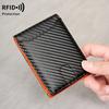 Men'S Wallet Minimalist Ultra-thin Double Fold Credit Card Holder, Portable Front Pocket Zero Wallet, Ideal Gift for Men