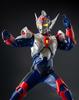 Gridman Sigma aus Choujin The Demon King Strikes und POM Bemalte bewegliche Figur Fig-Zero "Denkou Gridman Back" - Nicht im Maßstab ABS, PVC, [Stoffkleidung]