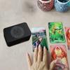 Deck Case, Tarot Card Case, Trading Card Case, Tarot Card Holder, Tarot Card Box, Tarot Storage Case, Protective Case with Card Display Window, Compat