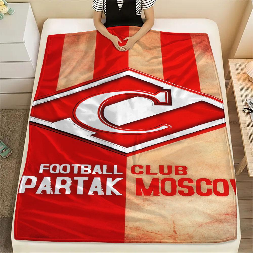 1PC Spartak Moscow Rush Blanket, High Quality Comfortable for All Seasons, Home Decor, Warmth and Comfort