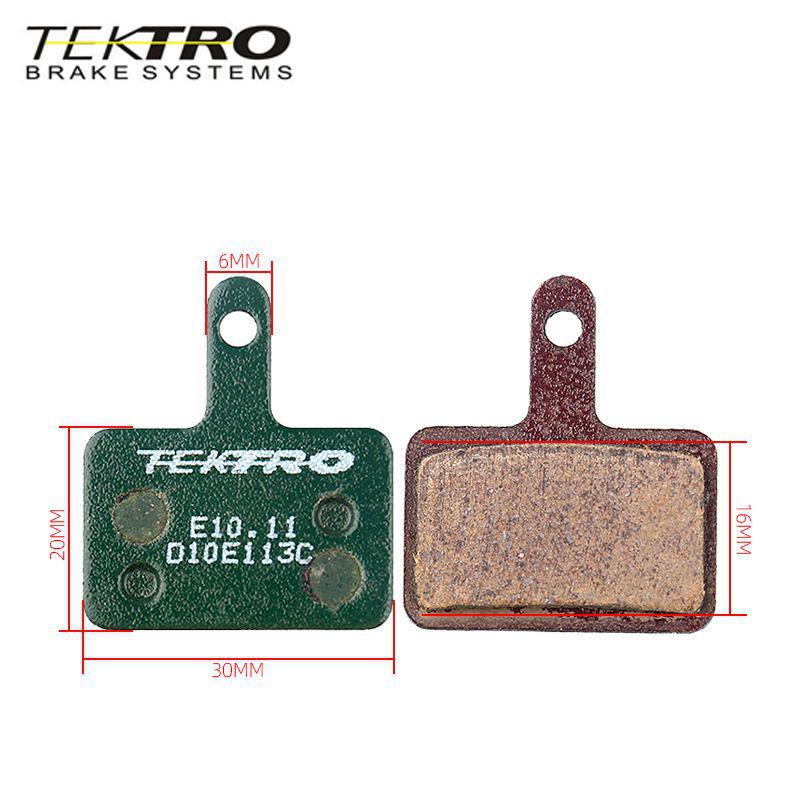 TEKTRO E10.11 Wear-Resistant Resin Mountain Bike Disc Brake Pads 1 pair