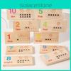 Kids Wooden Educational Counting And Math Game With Number Sticks Learning For