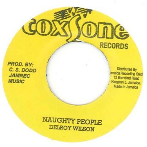 7inch Record DELROY WILSON - Naughty People (Original Stamper) / ND011 Studio One 2013 Jamaica Reggae, Ska & Dub Used