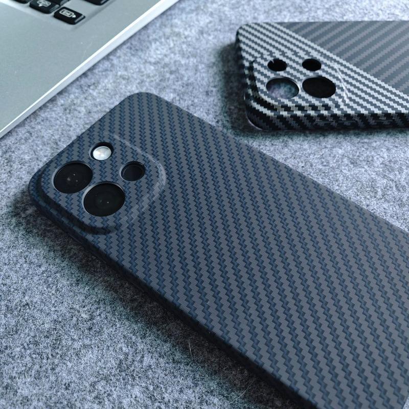 For OnePlus 13S 13T Case Matte Hard Carbon Fiber Texture Pattern Light And Thin Cover For One Plus 13 T Fashion Shell Bumper