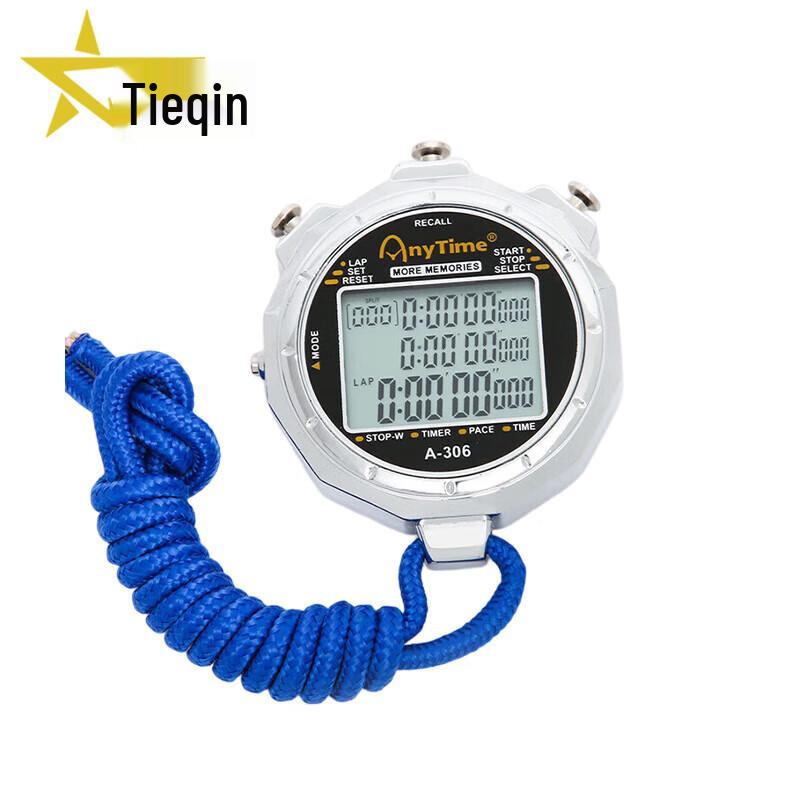 Tieqin TQ-1805 Metal Digital Stopwatch