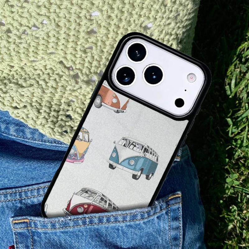 Combi Van Surf Phone Case Cover for IPhone 11 12 13 14 15 16e 17 Pro Max Coque for IPhone 17 Air