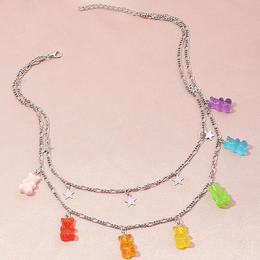 -Bear Necklaces, Choker Necklaces, Multilayer Necklace