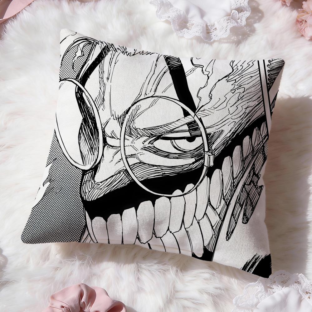 Anime D-Dandadan Cushion Cover Premium Comfort Reversible Pillow Cove -Two In One Design for Any Room & Car Interior