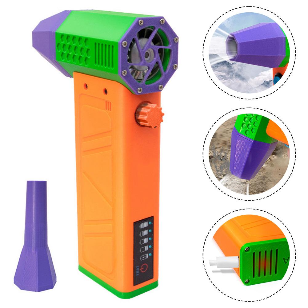 Dust Blowing Handheld Fan Rechargeable Fan 160*100*30 Mm 4000mAh Battery 62m s Airflow Compact Design For Indoor Outdoor Use
