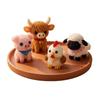 4pcs Mini Size Animal Crafting Set Bead Craft Bead Weaving Kit New Pets Beading Set  DIY Activity