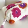 Handheld Large Capacity Makeup Bag, Plush Heart-shaped Handbag, Business Travel Toiletry Bag, Travel Storage, Daily Matching
