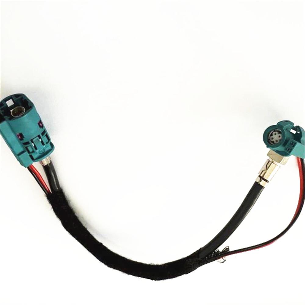 4+2Pin Fakra HSD Z Male To Z Female 90 Degree 535 Cable For BMW