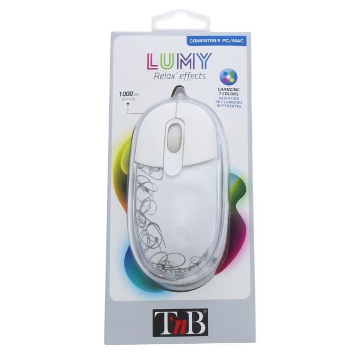 T'nB Souris Optique Filaire Luminothérapie Lumy
