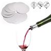 10/20 Bucăți Discuri Argintii pentru Turnat Vin Folie de Aluminiu Disc Pliabil Anti-Picurare Stop Picurare Turnare Gura de Turnare Turnare