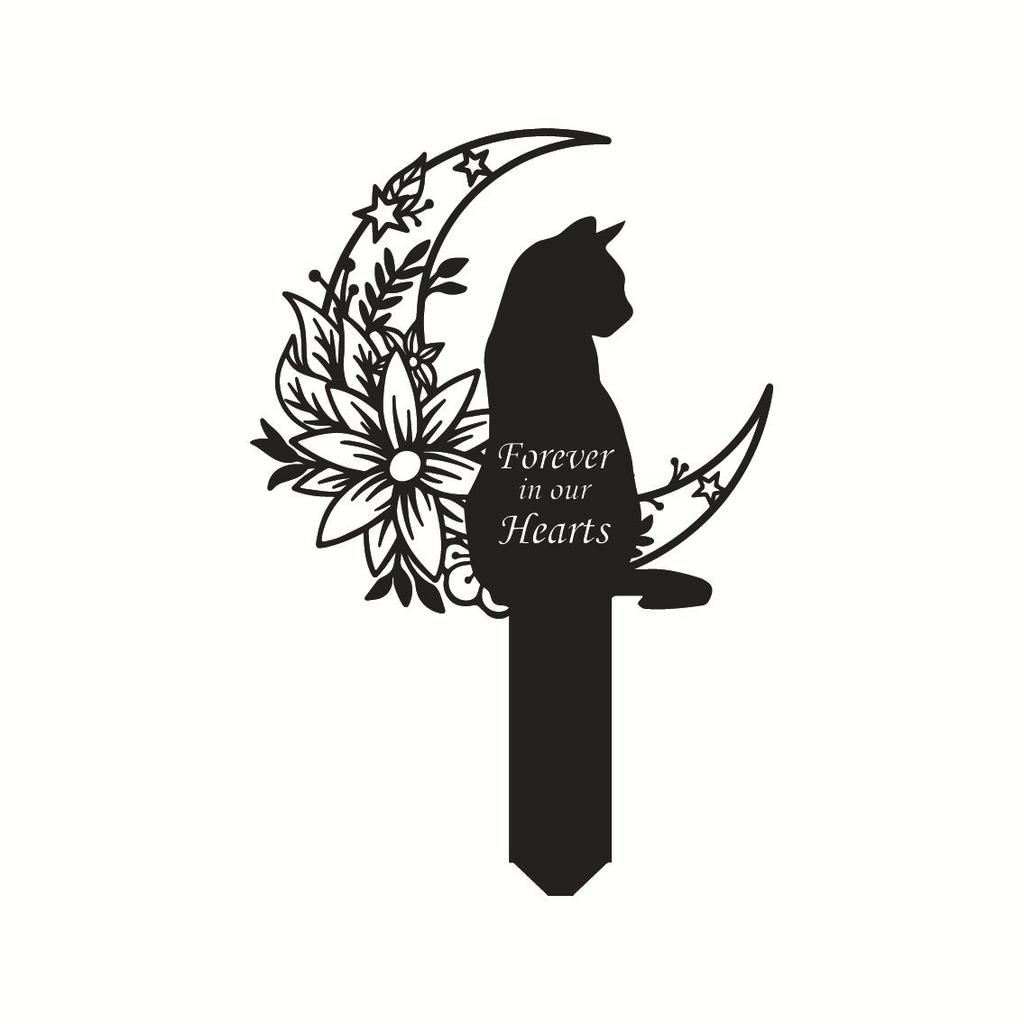 Animal Wrought Iron Floor Silhouette for Outdoor Courtyard and Lawn Decoration