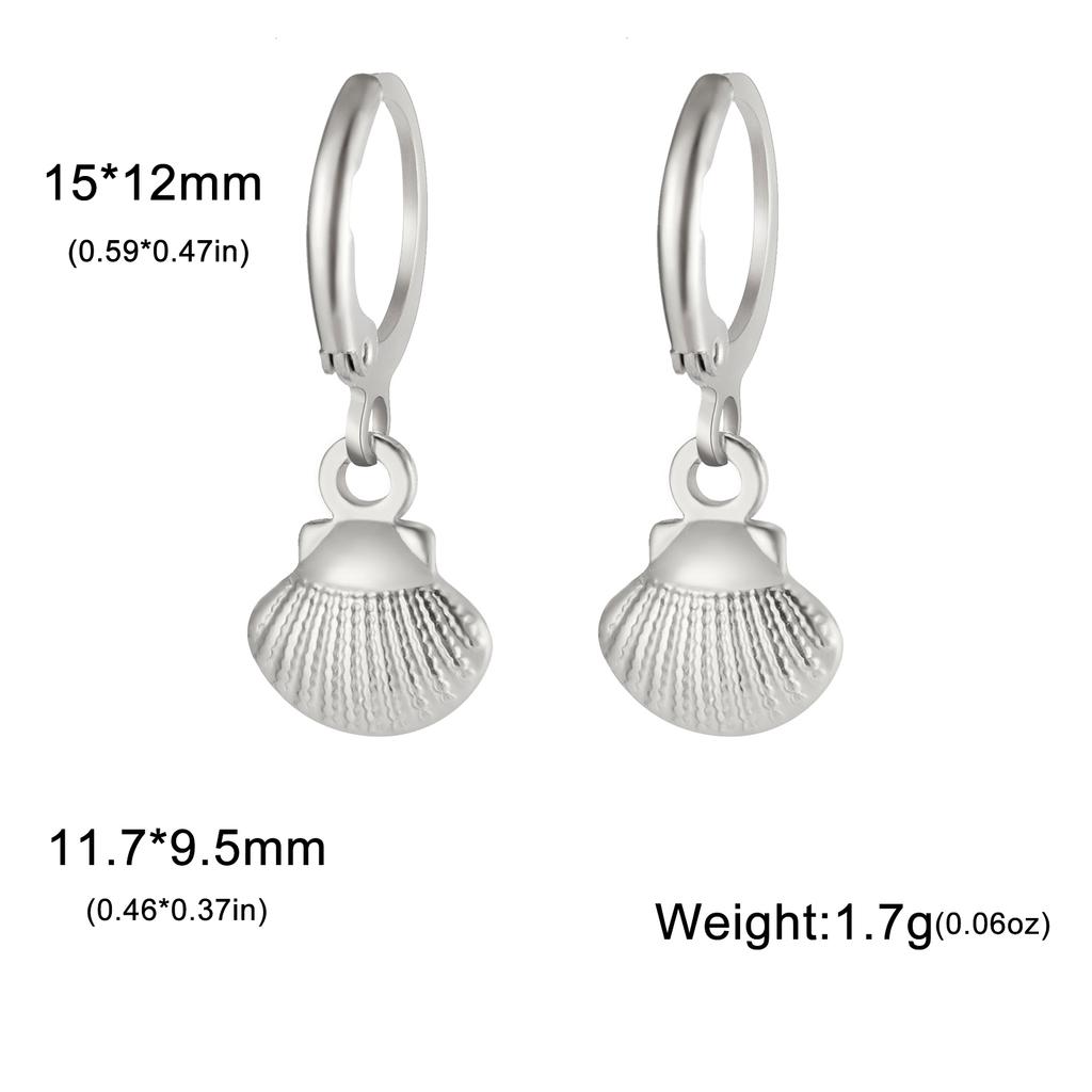 Xiaomi Skyrim Gold Color Stainless Steel Women's Earrings Heart Starfish Sun Pendant Hoop Earrings Fashion Jewelry Gift Wholesale