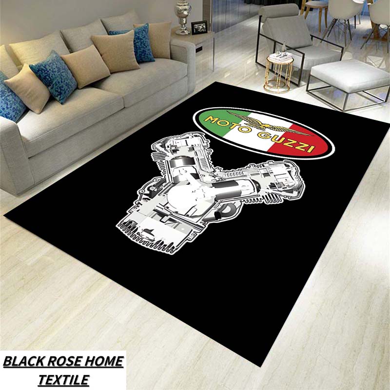 20 Style Retro Motorcycle Moto G-Guzzi Carpet Living Room Sofa Kitchen Table Floor Mat Fashion Decoration Leisure Anti slip Rug