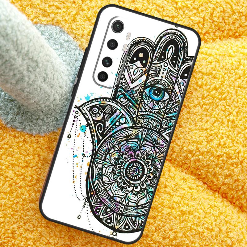 Hamsa Hand of Fatima Case For POCO X3 X4 X5 F5 Pro M5s C40 F4 GT F3 Cover For Xiaomi 12T 11T Pro 12 13 Lite 12X
