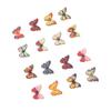 100pcs 2 Holes Cartoon Wood Buttons Colorful Mixed Decorative Sewing Buttons  For DIY Sewing Craft